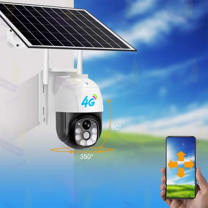 دوربین مینی اسپید دام سولار خورشیدی سیمکارتی V380 - ویوناتک