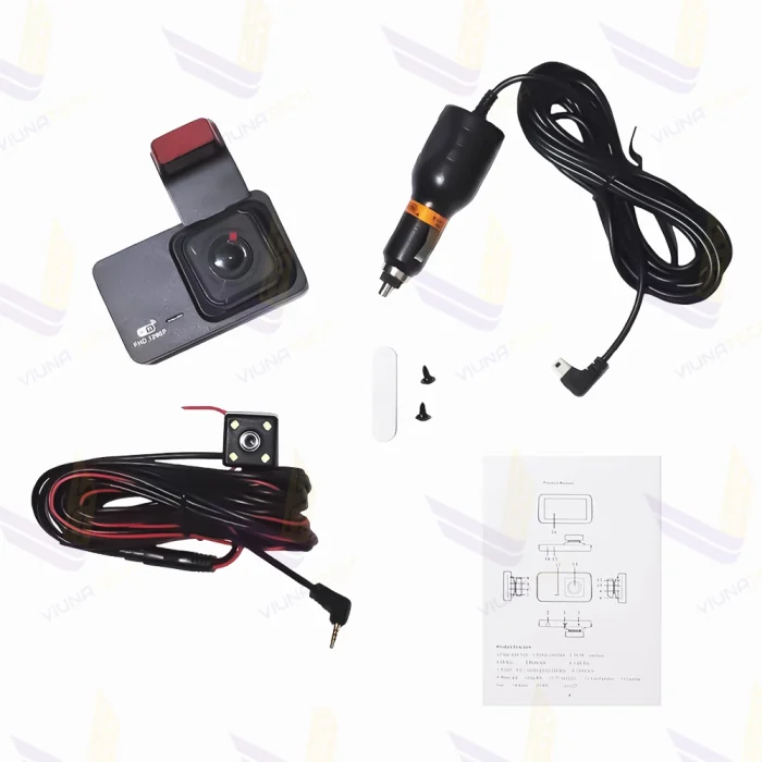 دوربین ثبت وقایع خودرو 2 لنز مدل T603 - ویوناتک
