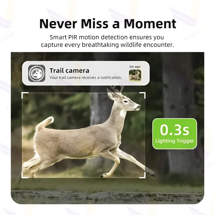 دوربین تله ای، شکار و حیات وحش ( Trail Camera ) سولار و سیمکارتی مدل HW23 - ویوناتک