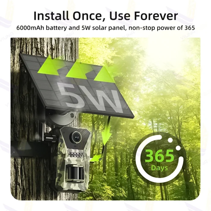 دوربین تله ای، شکار و حیات وحش ( Trail Camera ) سولار و سیمکارتی مدل HW23 - ویوناتک