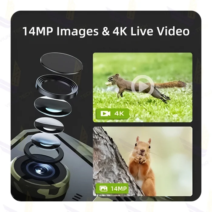 دوربین تله ای، شکار و حیات وحش ( Trail Camera ) سولار و سیمکارتی مدل HW23 - ویوناتک