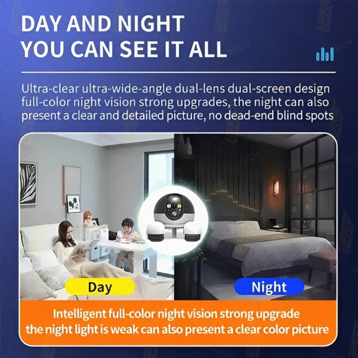 دوربین رباتیک سیمکارتی هوشمند 2K مدل ROBOT CAM - ویوناتک